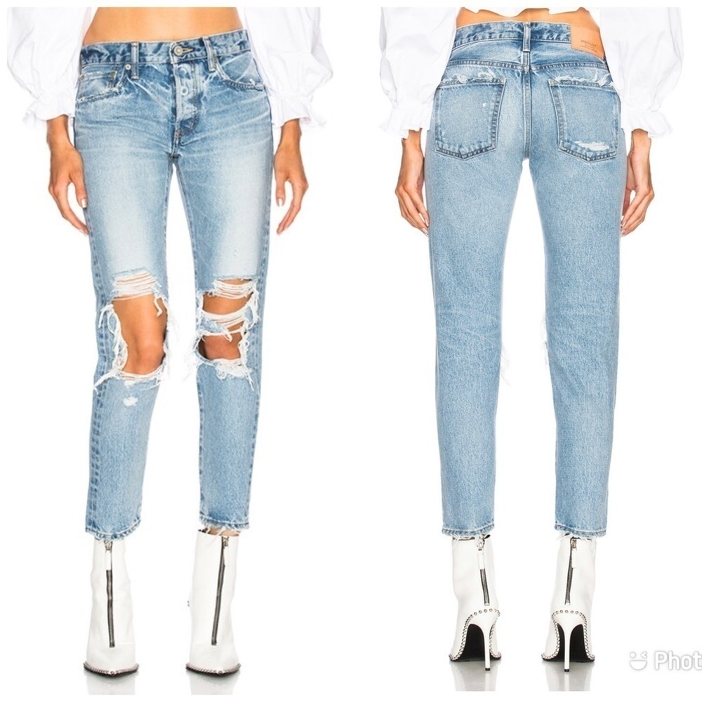 Moussy Vintage May Tapered Blue Sz 25 Jeans 010AAC11 2620